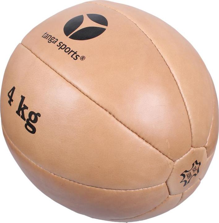 Immagine prodotto Tanga Sports Palla medica in pelle, 4 kg (4 kg)