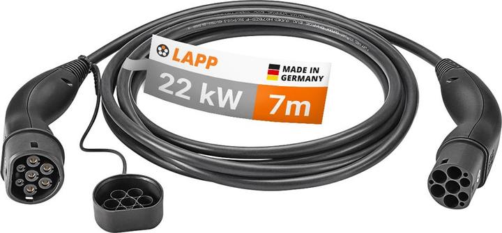 Produktbild Lapp Mobility EV-TYP2 Ladekabel (Typ 2, 22 kW, 32 A, 7 m)