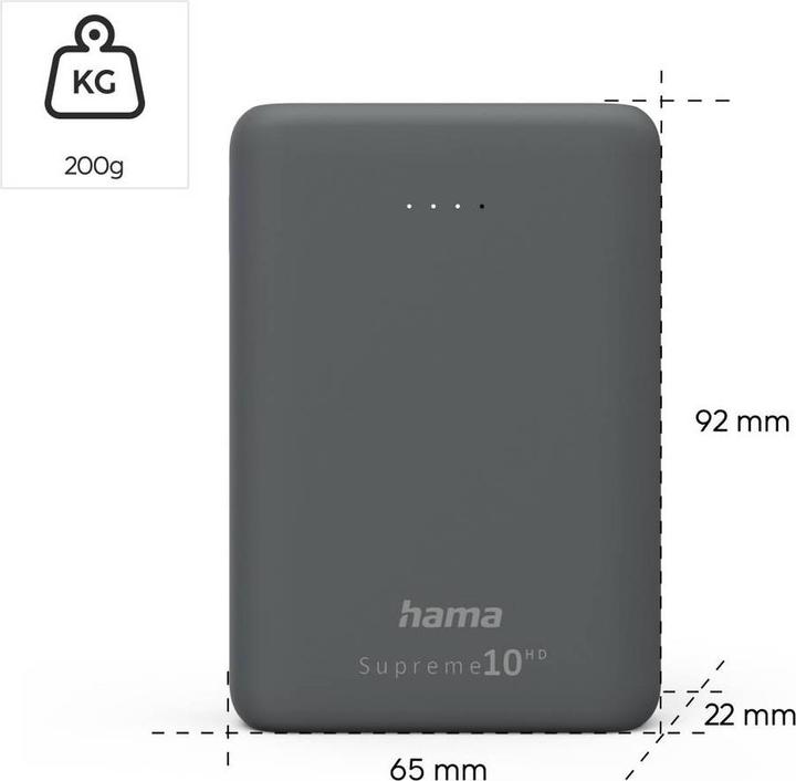 Produktbild Hama Power Pack Supreme 24HD (24000 mAh, 5 W, 88.80 Wh)