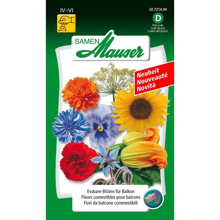 Immagine prodotto Samen Mauser Fiori commestibili per il balcone (Semi di piante)