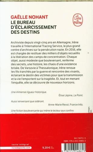 Produktbild Le bureau d'éclaircissement destins (Französisch, Gaëlle Nohant, 2024)