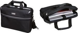 Produktbild Lightpak Notebooktasche "SIERRA", Polyester, schwarzes gepolstertes Laptopfach, Reißverschlussfach mit Organ