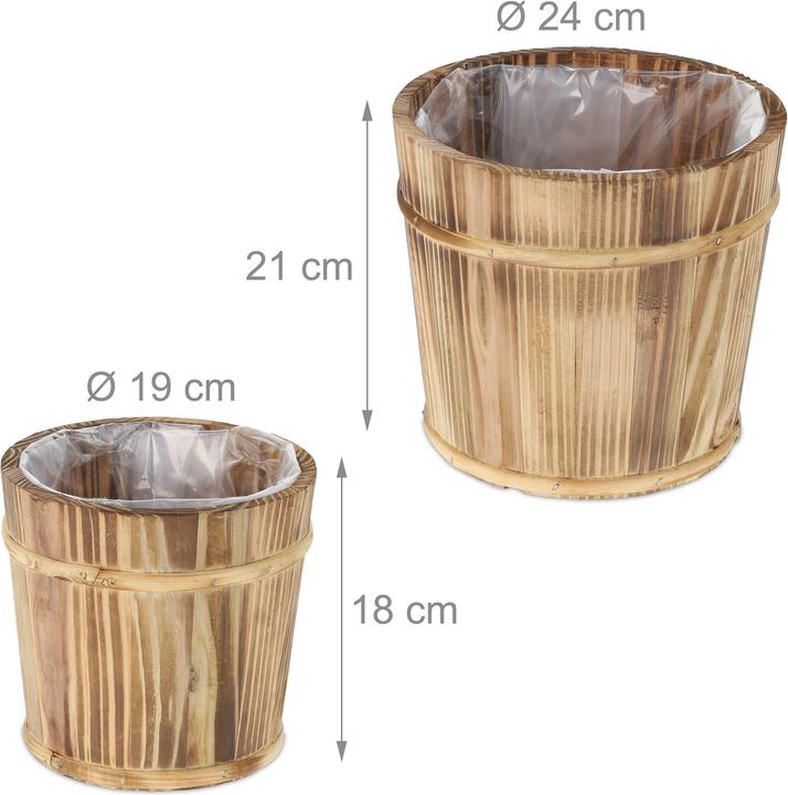 Actual product image Relaxdays flowerpot (24 cm)