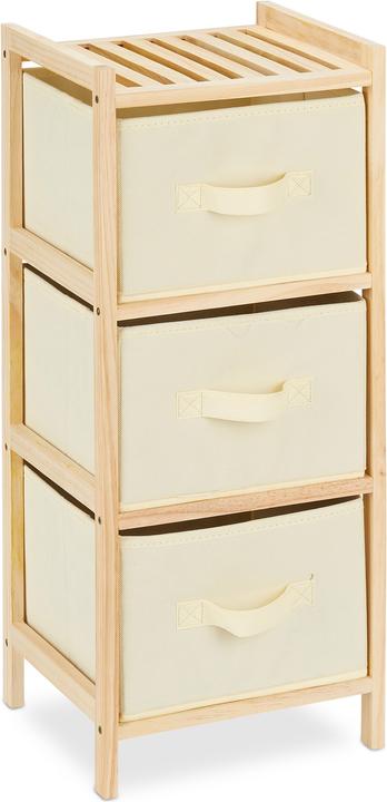 Immagine prodotto Relaxdays Mobiletto da-bagno (28 x 25,5 x 65 cm)