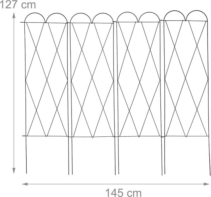 Actual product image Relaxdays Trellis panels (1.50 cm, 145 cm)