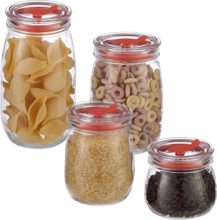 Actual product image Relaxdays storage jars (1.40 l)