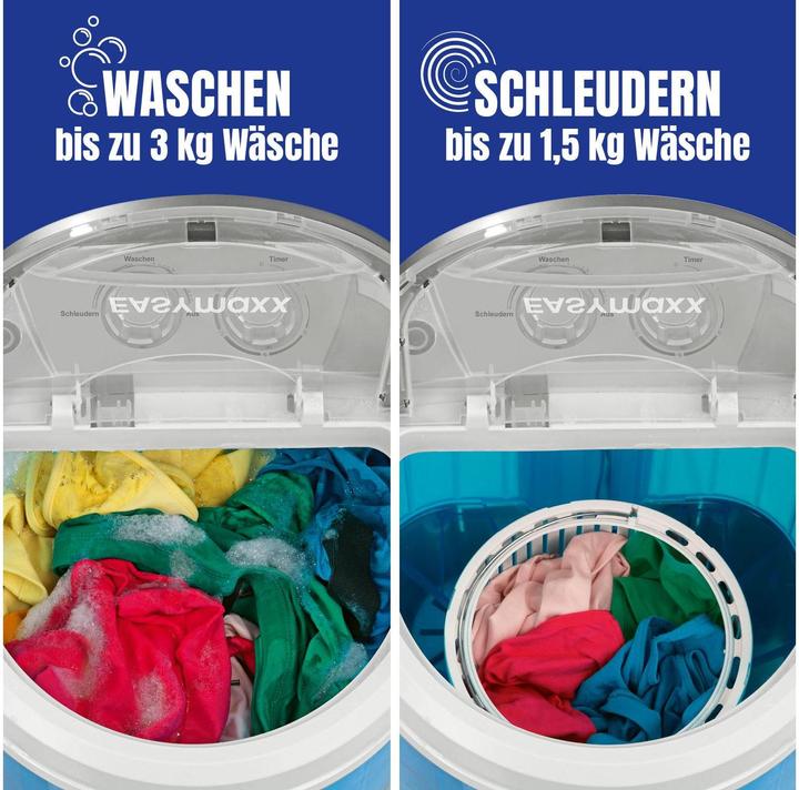 Produktbild Easymaxx Mini Waschmaschine 07475 (3 kg, Oben)