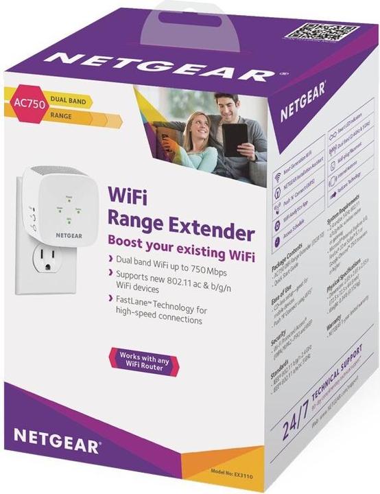 Actual product image Netgear EX3110 (450 Mbit/s, 300 Mbit/s)