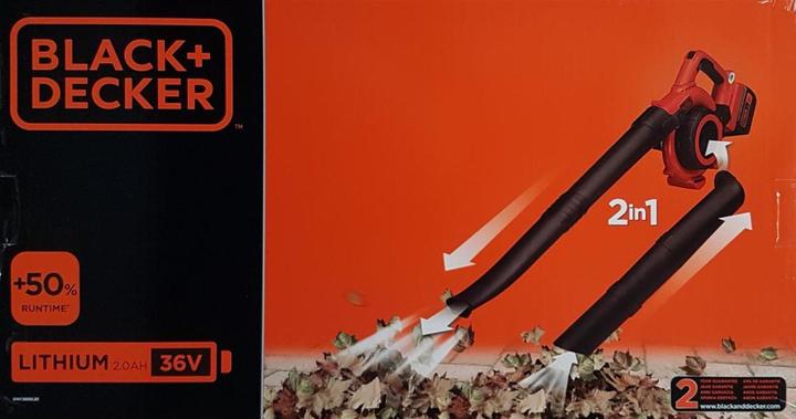 Produktbild Black & Decker Gwc3600l20 (Akkubetrieb, Laubsauger-& bläser, Laubbläser, Laubsauger)