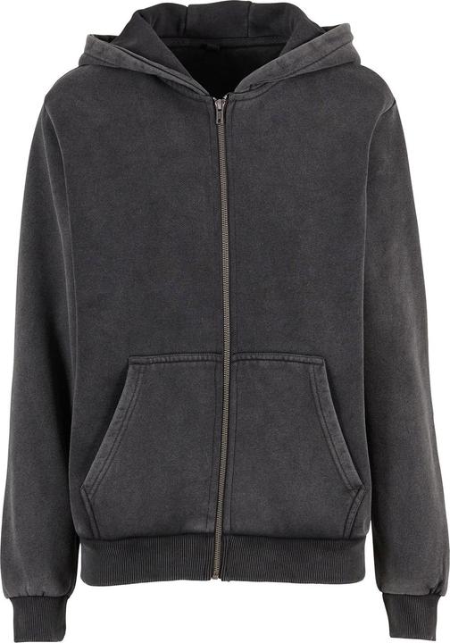 Produktbild Build Your Brand Hoodie mit durchgehendem Reissverschluss Schwere Qualität (L)