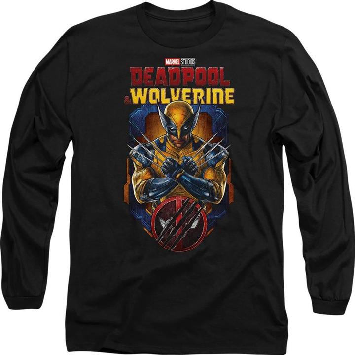 Actual product image Deadpool & Wolverine Unisex Adult Wolverine Torn T-Shirt (M)