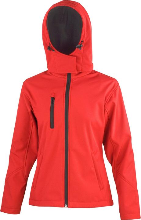 Actual product image Result Clothing Womens/Ladies Hooded Soft Shell Jacket (34 D)