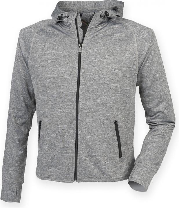 Tombo Hoodie mit Reissverschluss Kapuzenjacke mit reflektierendem Band (XS)