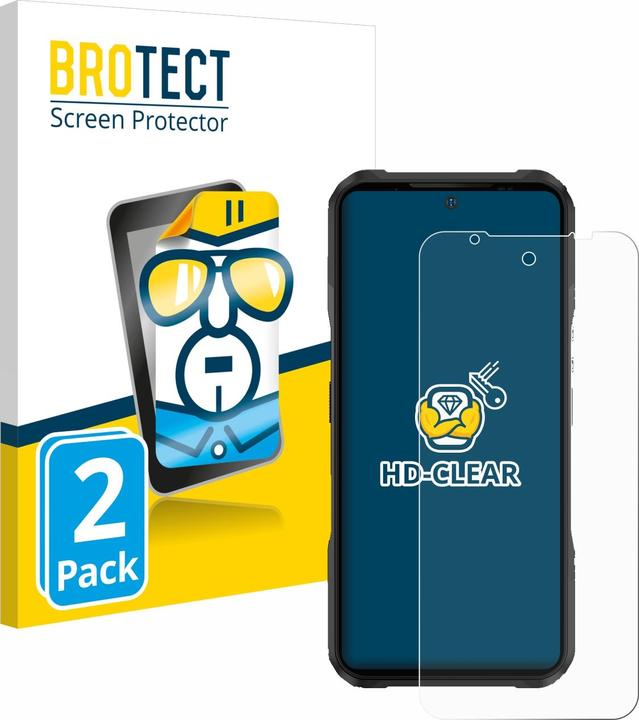 Actual product image BROTECT Screen Protector Clear (2 Piece, Vivo V20 Pro)