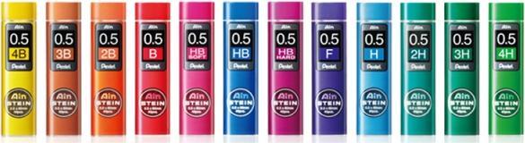 Actual product image Pentel Ain Stone (Gel mine, Grey, 0.30 mm)