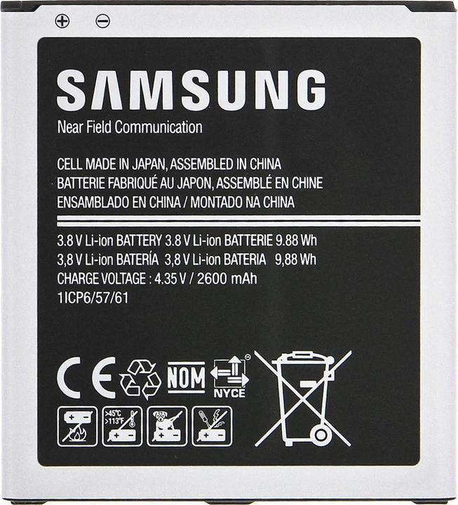 Actual product image Samsung EB-BG530BBE 2600 mAh battery
