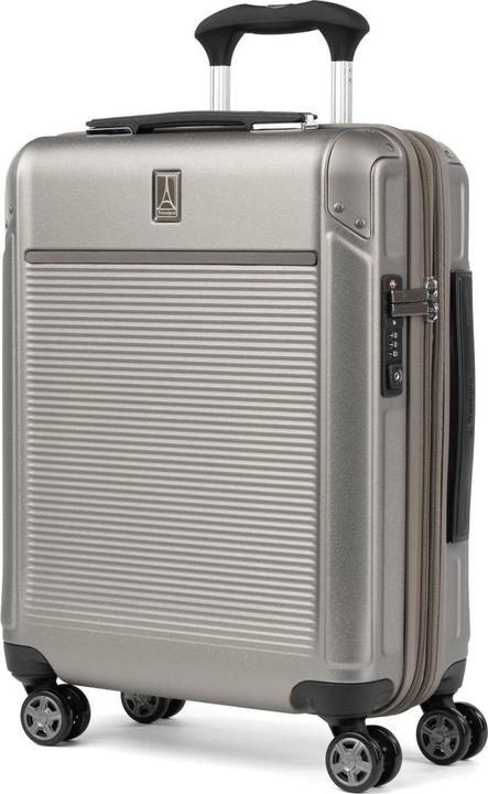 Immagine prodotto Travelpro Platinum Elite - Slim Carry-On Expandable Hardside Spinner Metallic (41 l, Bagaglio a mano (fino a 50 litri))
