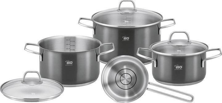 Produktbild ELO Topfset Twice Select 4tlg. (Pfannenset + Topfset, Edelstahl)