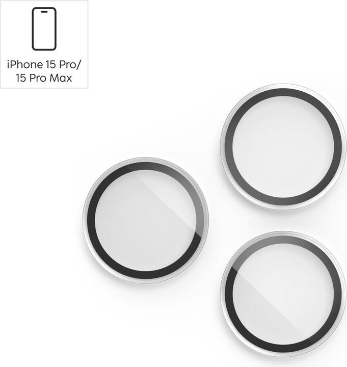 Image du produit Hama Cam Protect (1 pièce(s), Apple iPhone 15 Pro, Apple iPhone 15 Pro Max)