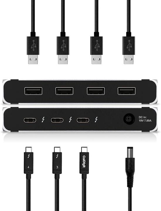 Actual product image CalDigit Thunderbolt 4 Element (Thunderbolt, 8 Ports)