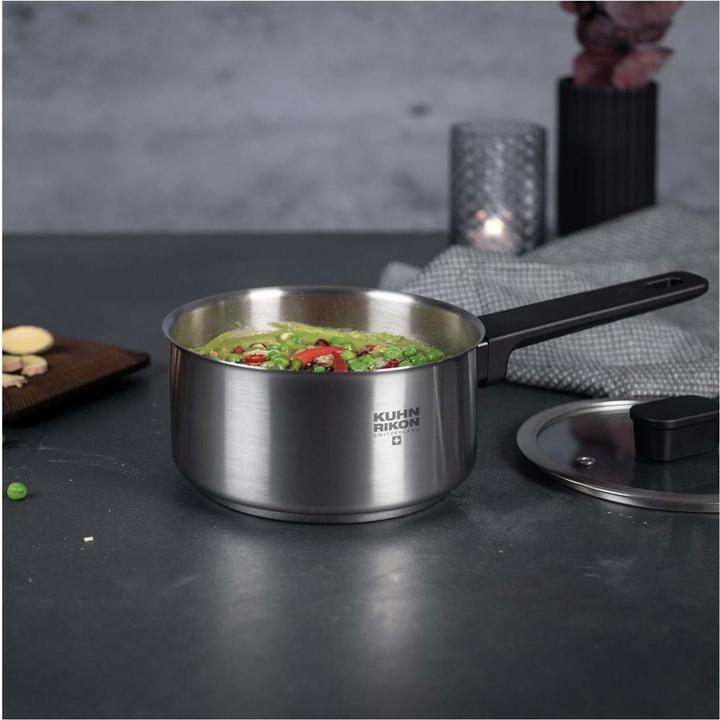 Produktbild Kuhn Rikon Locarno Stielkasserolle 2.0 L (18 cm, Stielkasserolle, Edelstahl)