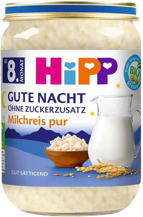 Produktbild Hipp Bio Gute Nacht ab 8. Monat (190 g)