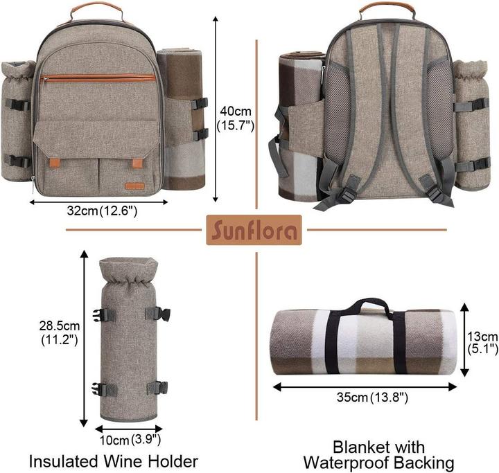 Actual product image Sunflora Picnic backpack