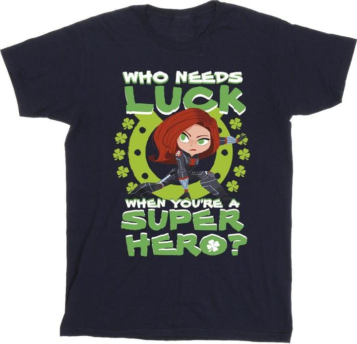 Produktbild St Patrick's Day Black Widow Luck TShirt (XL)