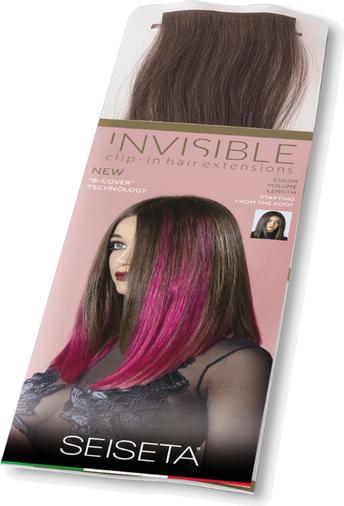 Seiseta Invisible Clip-In Glatt 1006 Silver 50/55 cm (Silver, 55 cm)