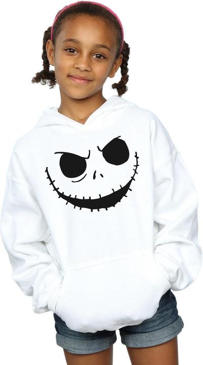 Produktbild Disney Nightmare Before Christmas Jack's Face Bold Kapuzenpullover Mädchen (152, 158)