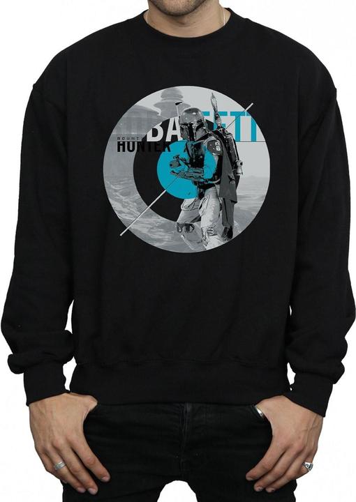Immagine prodotto Star Wars Boba Fett Bounty Hunter Circle Felpa Uomo (L)