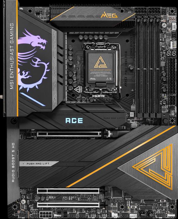 Actual product image MSI MEG Z890 ACE (LGA 1851, Intel Z890, ATX)