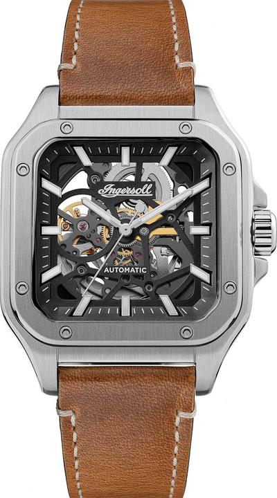 Actual product image Ingersoll 1892 Ingersoll I14503 Herrenuhr Ingersoll Ollie Automatik 45mm 5ATM (Skeleton watch)