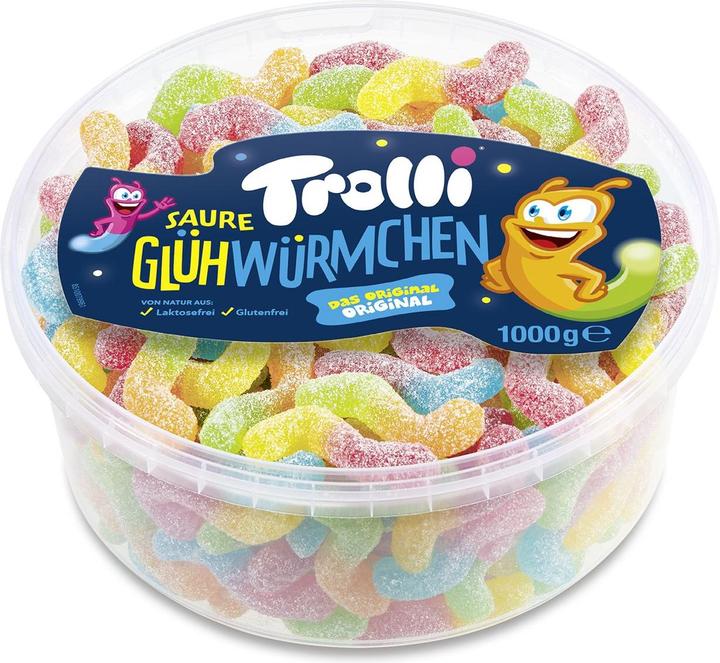Produktbild Trolli Saure Gluehwuermchen (1 Stk., 1000 g)