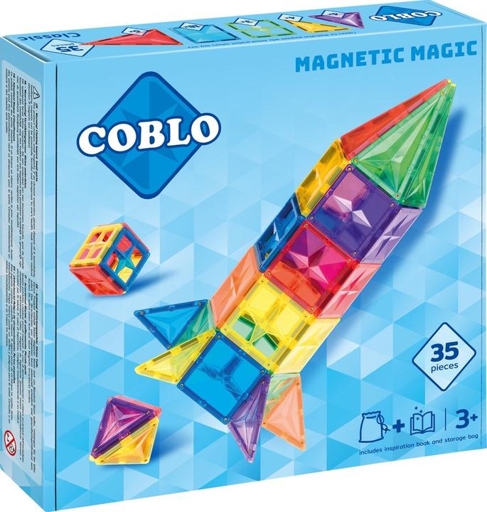 Actual product image NoName Magnetic building blocks Basic 35 pcs. (35 x)