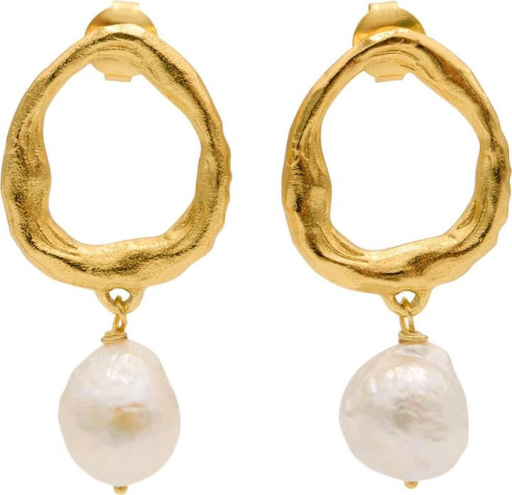 Actual product image Haze & Glory Ohrringe Perlen Ohrstecker - La Pearl 925 Silber (925 sterling silver)