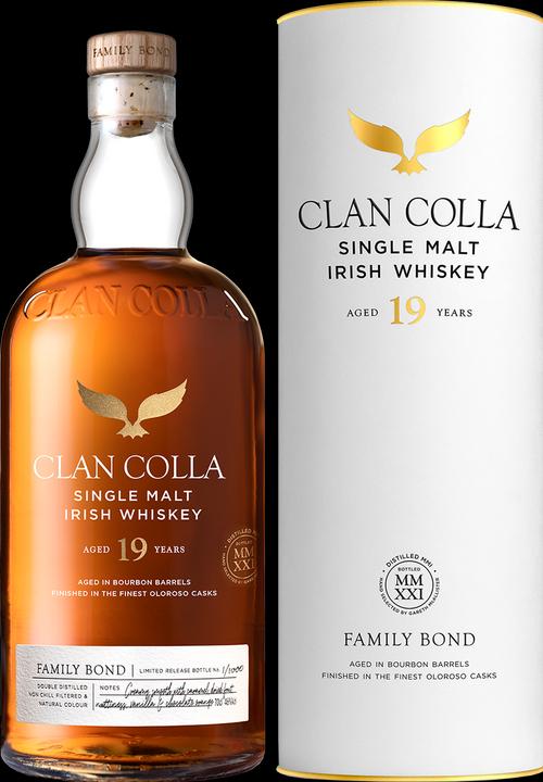 Actual product image Ahascragh Distillery Clan Colla Single Malt Irish Whiskey 19 Y (Irish whiskey)