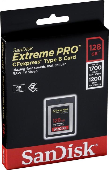 Produktbild SanDisk Extreme Pro (128 GB, CFexpress Typ B)