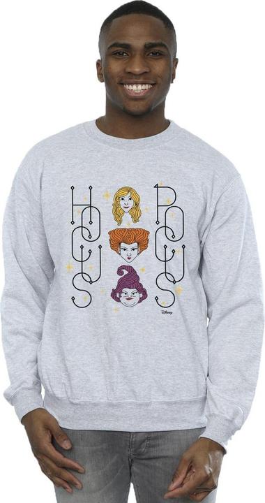 Actual product image Disney Mens Hocus Pocus Faces Sweatshirt (M)