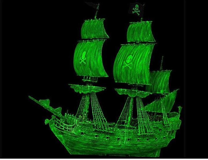 Actual product image Revell ghost ship