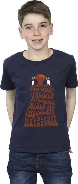 Immagine prodotto Willy Wonka & the Chocolate Factory Chocolate Waterfall Maglietta Ragazzi (128)