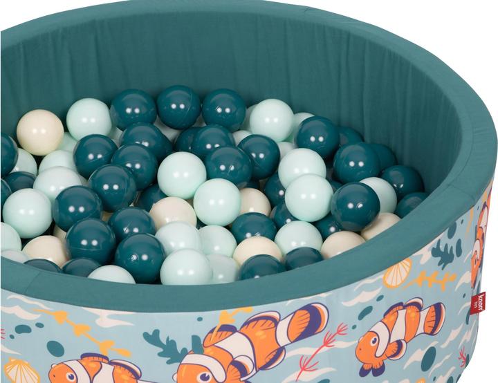Produktbild Knorrtoys Bällebad soft - "Clownfisch" - 150 balls beige/light mint/dark sea