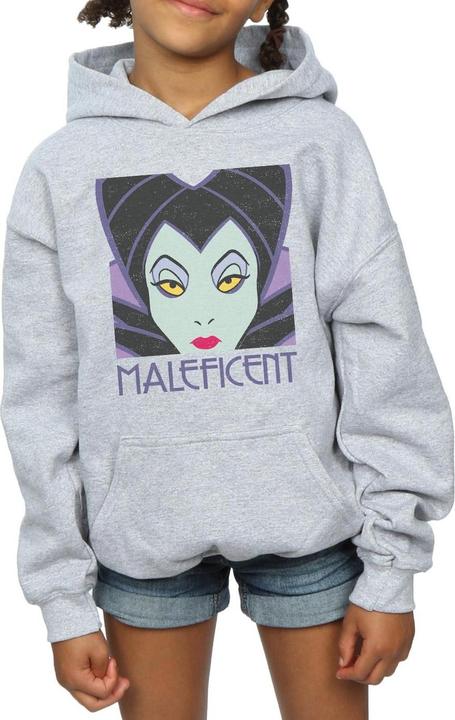 Image du produit Disney - Sweat à capuche MALEFICENT CROPPED HEAD - Fille (128)