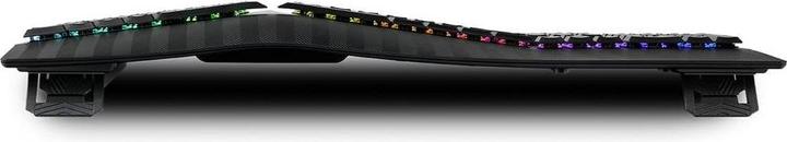 Produktbild Perixx PERIBOARD-835 BR DE, kabellose RGB-beleuchtete ergonomische mechanische Tastatur - flache bra (DE, Kabellos)