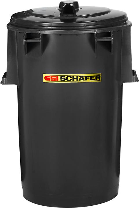 Produktbild Schäfer Shop System-Mülleimer SME, Volumen 35 oder 50 l, mit oder ohne Bügel, anthrazit (50 l)