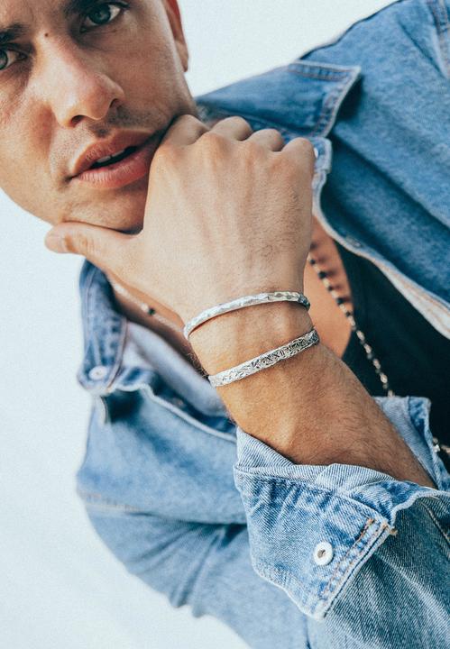 Produktbild Haze & Glory Armband Armreif - Live in the moment 925 Silber (18 cm, 925er Sterling Silber)