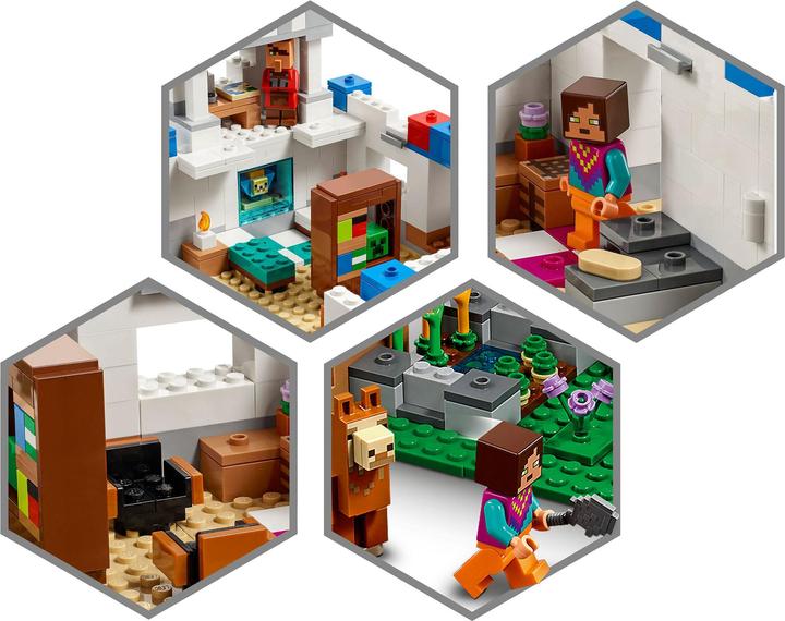 Actual product image LEGO The llama village (21188, LEGO Minecraft)
