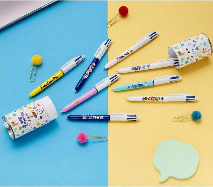 Actual product image Bic Ballpoint pen clip (Multicoloured, 8 x)