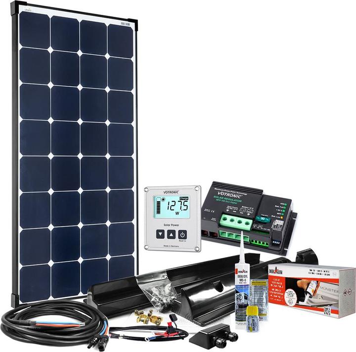 Offgridtec 120W 12V MPPT Motorhome Set completo Opzione EBL (120 W)