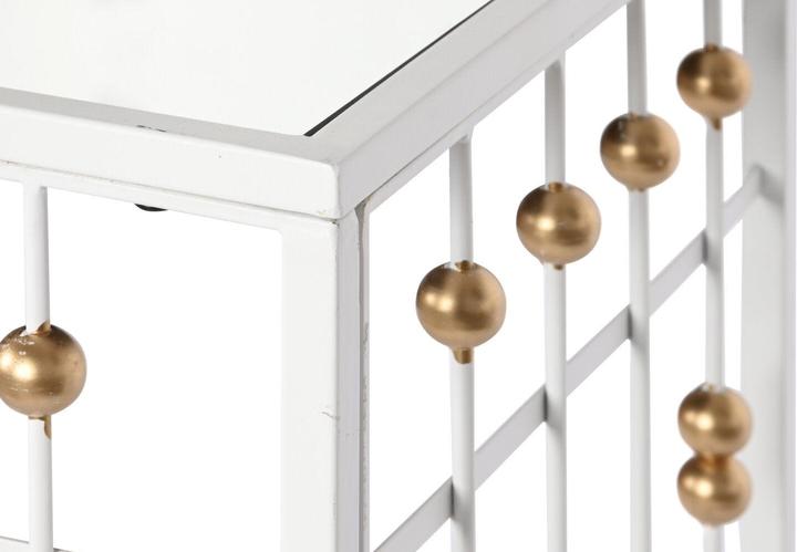 Actual product image Esprit Console Home White Golden Mirror 120 x 40 x 80 cm (120 x 40 x 80 cm)